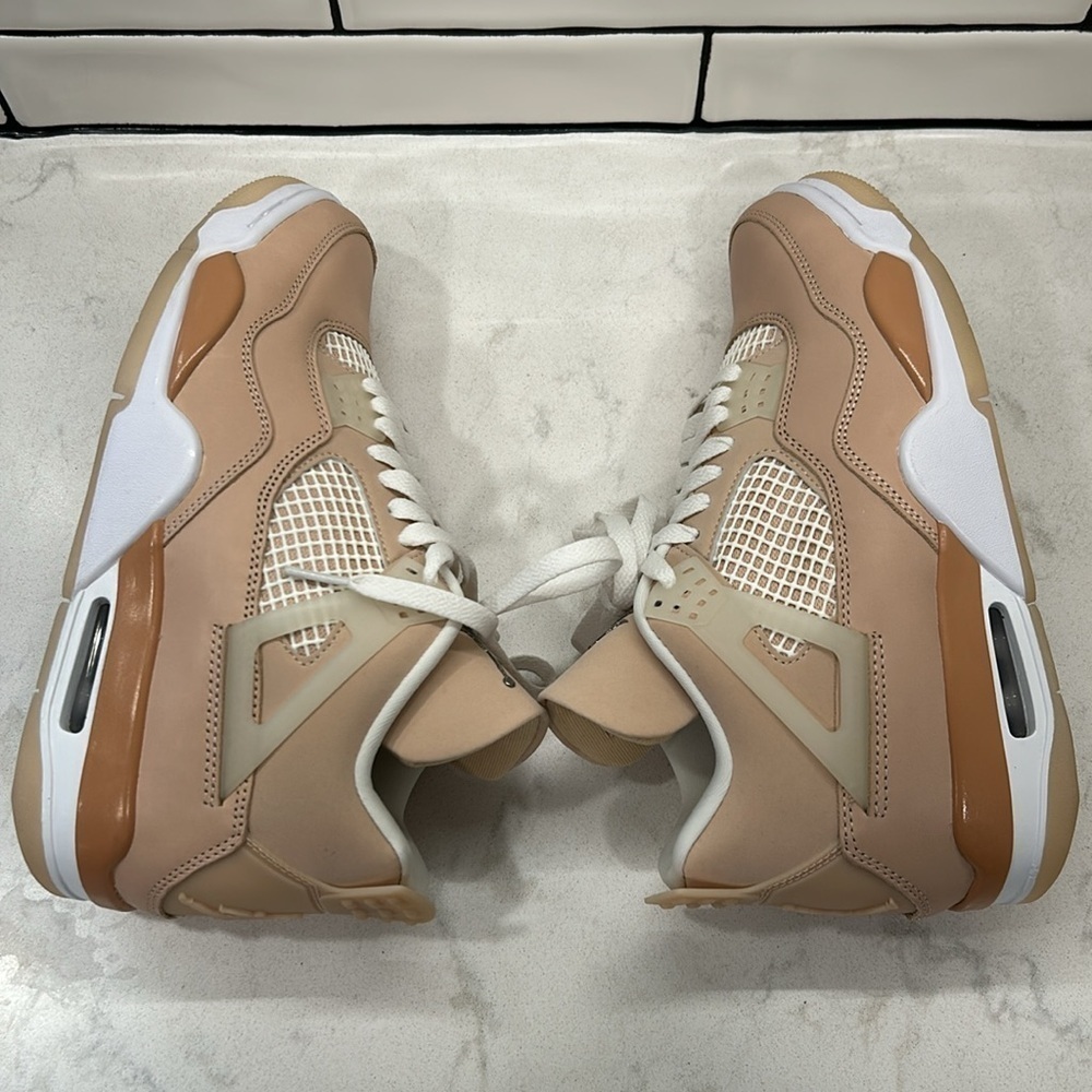 Nike Air Jordan 4 Retro High Top‎ Rose Gold Shimmer 2021 DJ0675-200 - Picture 8 of 16